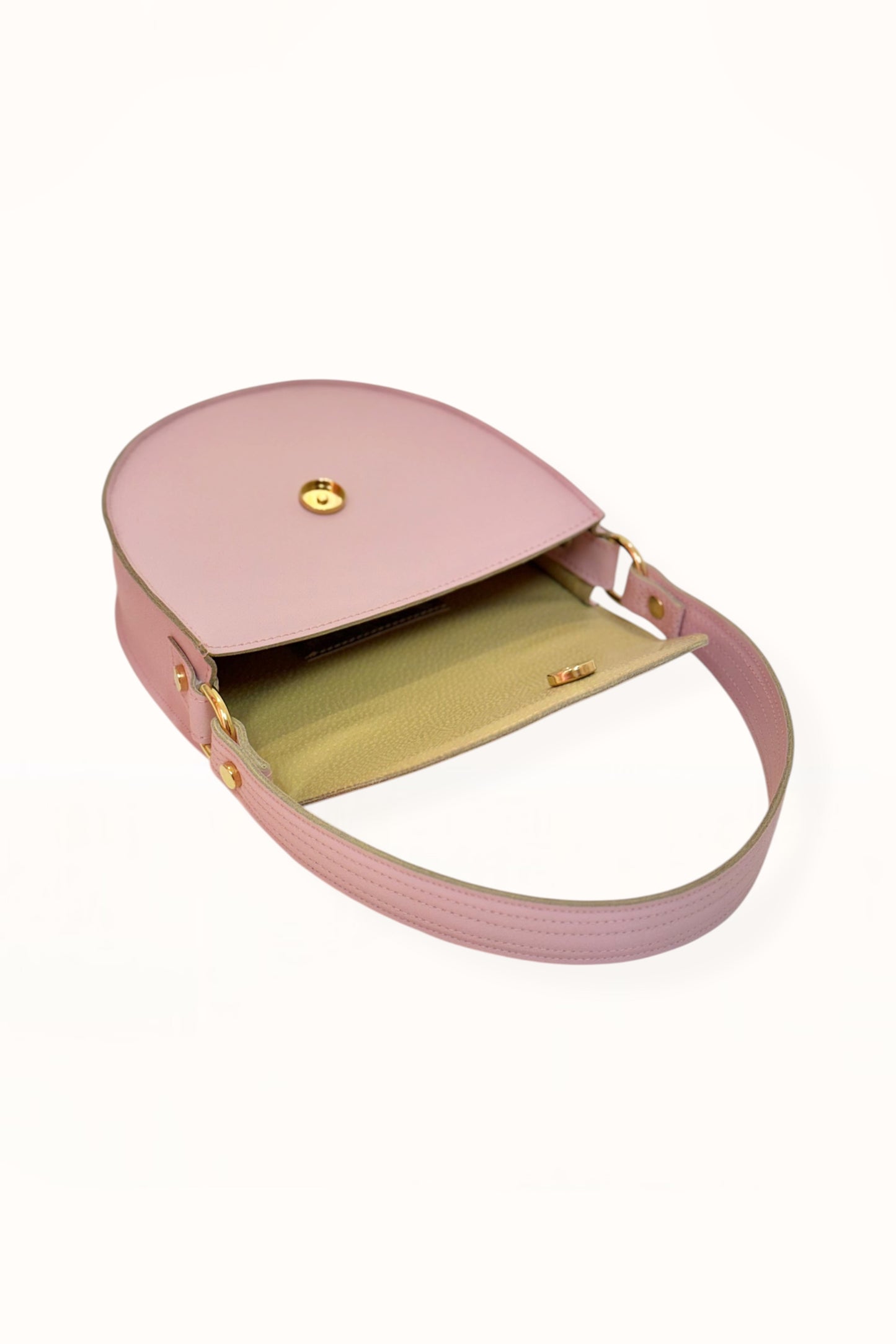 DEMI BAG - SOFT PINK SMOOTH LEATHER