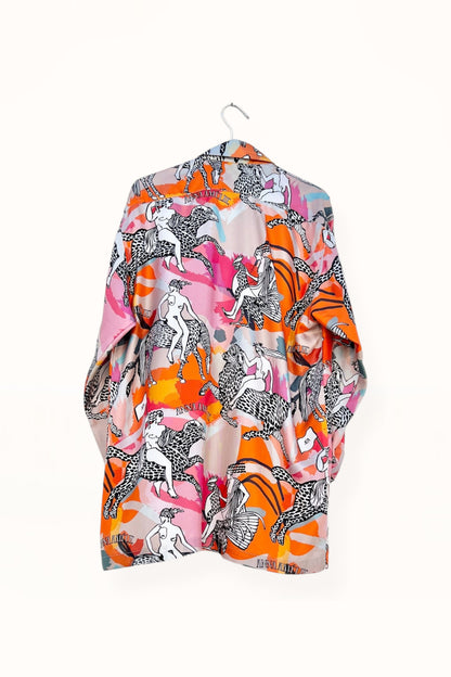 Special Pre-Order |  BUTTON DOWN SHIRT  |  “MYTHOLOGY PRINT” - MULTICOLOR