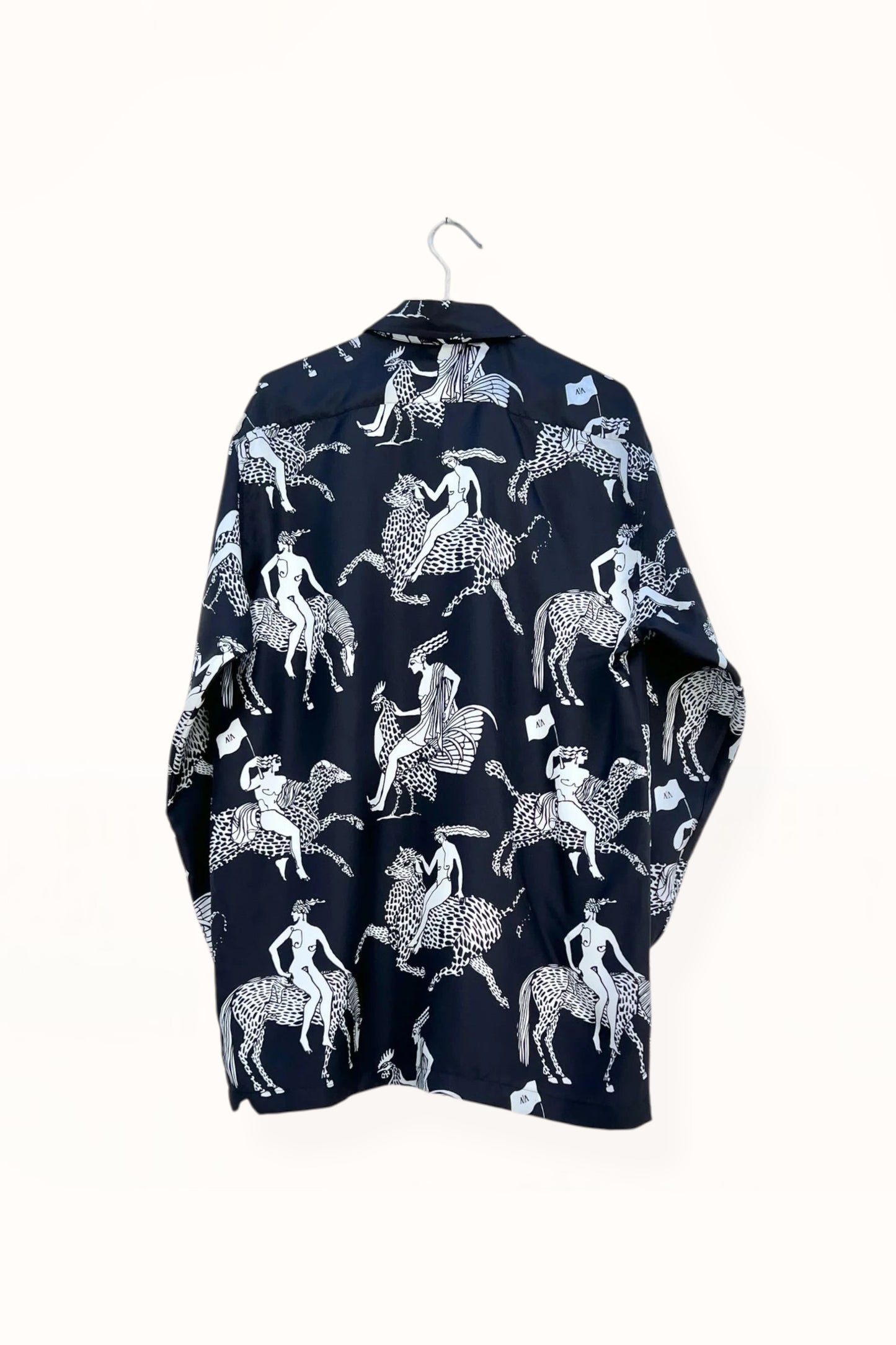 Special Pre-Order |  BUTTON DOWN SHIRT  |  “MYTHOLOGY PRINT” - BLACK