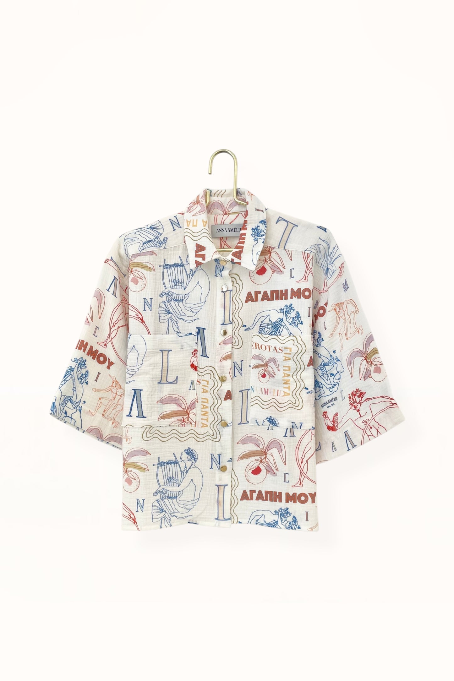 Special Pre-Order | SHORT SLEEVE SHIRT  |  “ÉROTAS MOTIF PRINT”