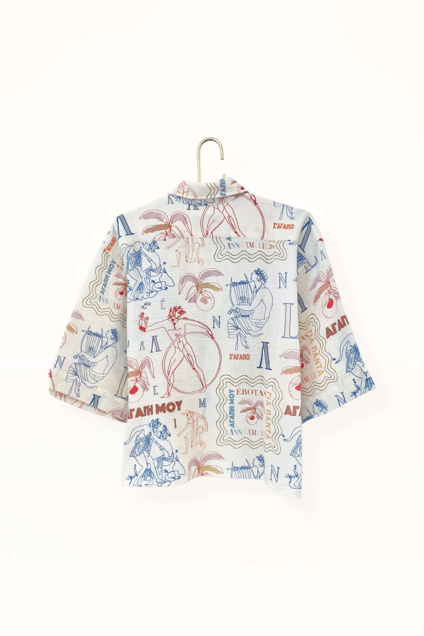 Special Pre-Order | SHORT SLEEVE SHIRT  |  “ÉROTAS MOTIF PRINT”