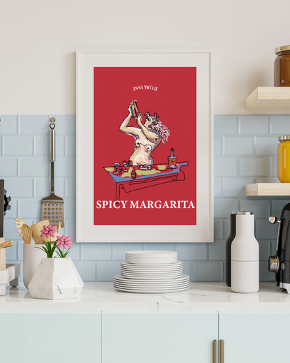 “SPICY MARGARITA | NAKED” - POSTER