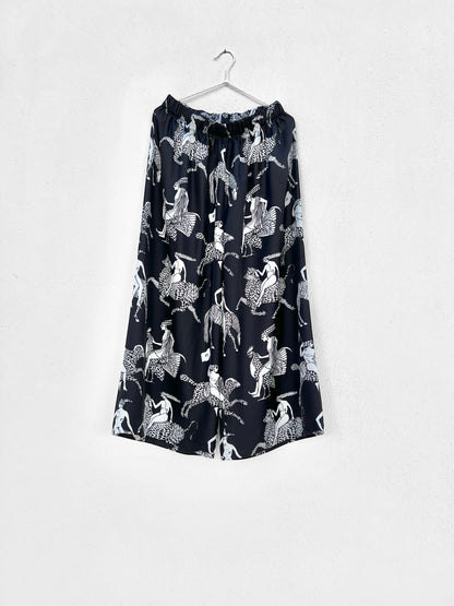 Sample Sale - ORMOS PANTS - MYTHOLOGY PRINT | BLACK