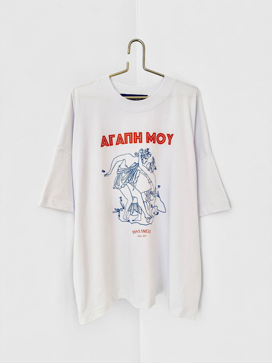 “AGAPI MOU” - UNISEX T-SHIRT | WHITE