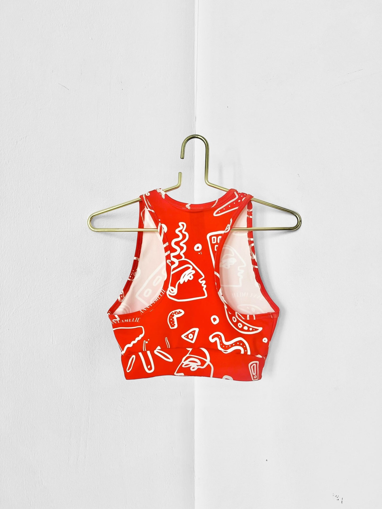 ACTIVEWEAR SHORT SET - 90’S SUMMER PRINT | ORANGE & WHITE