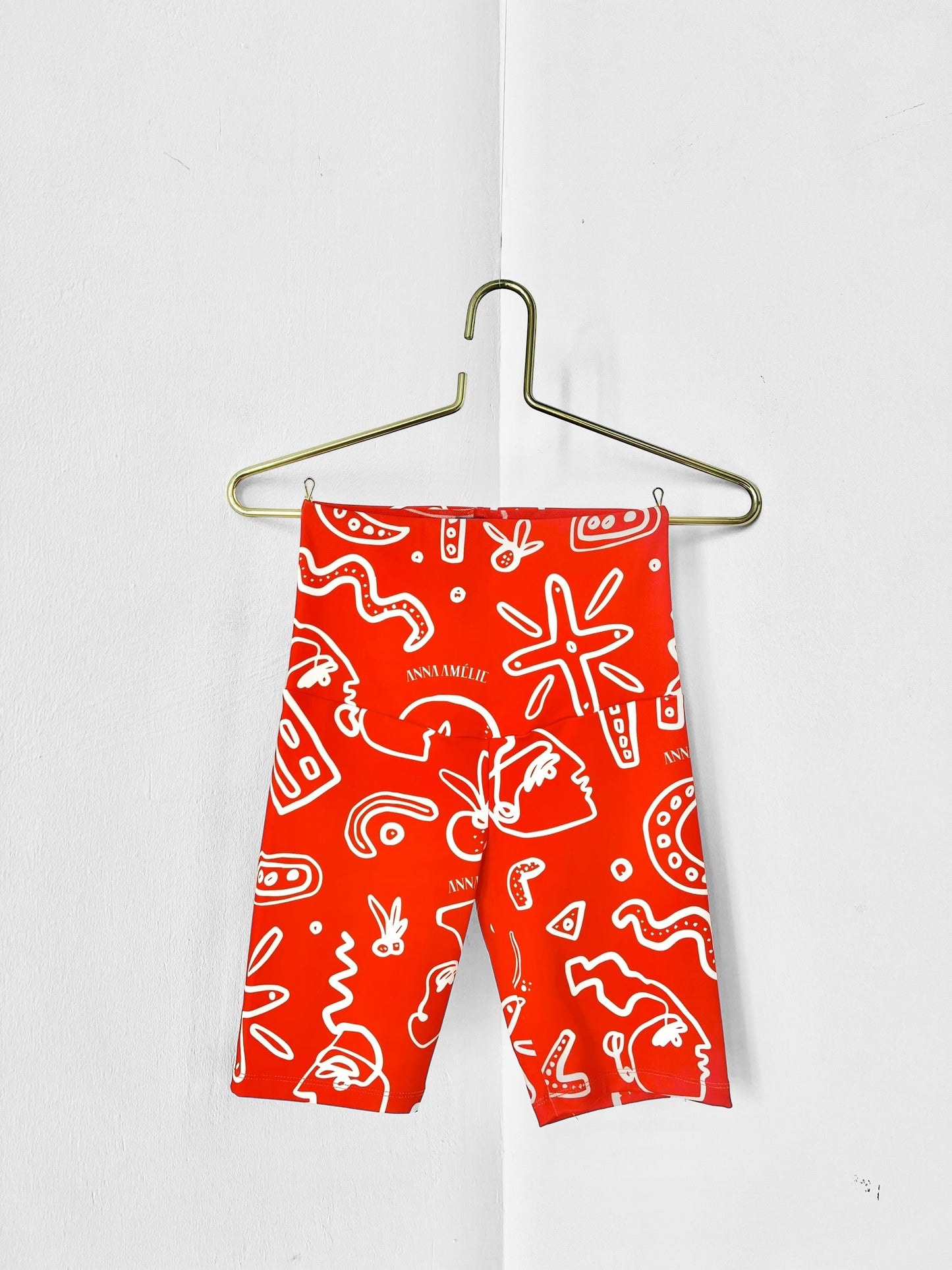 ACTIVEWEAR SHORT SET - 90’S SUMMER PRINT | ORANGE & WHITE