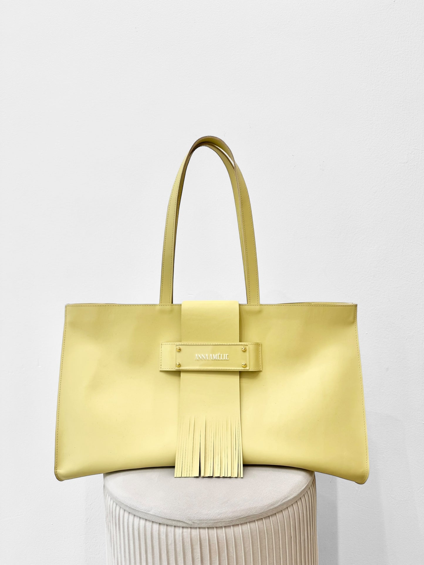 TASHI BAG | PALE YELLOW SMOOTH LEATHER