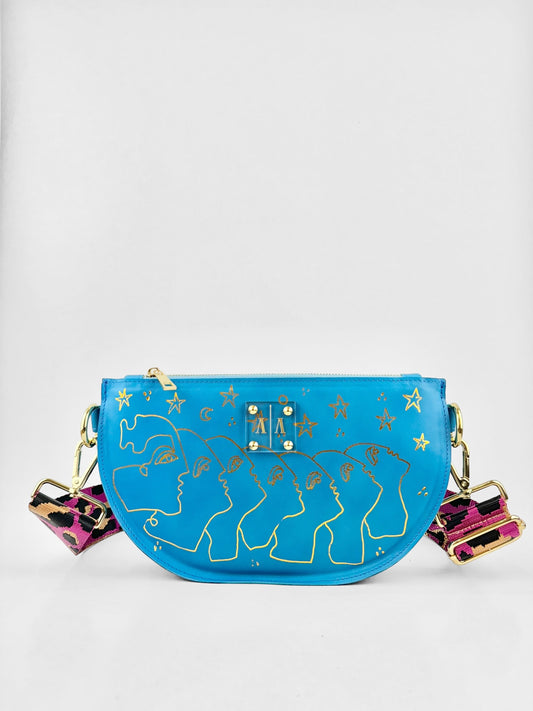 SOPHIE “L” BELTBAG  - SPECIAL EDITION  #2 | BLUE SMOOTH LEATHER
