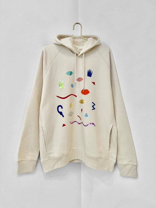 ANGIE’S TALE UNIQUE HOODIE - No. 1  | NATURAL RAW