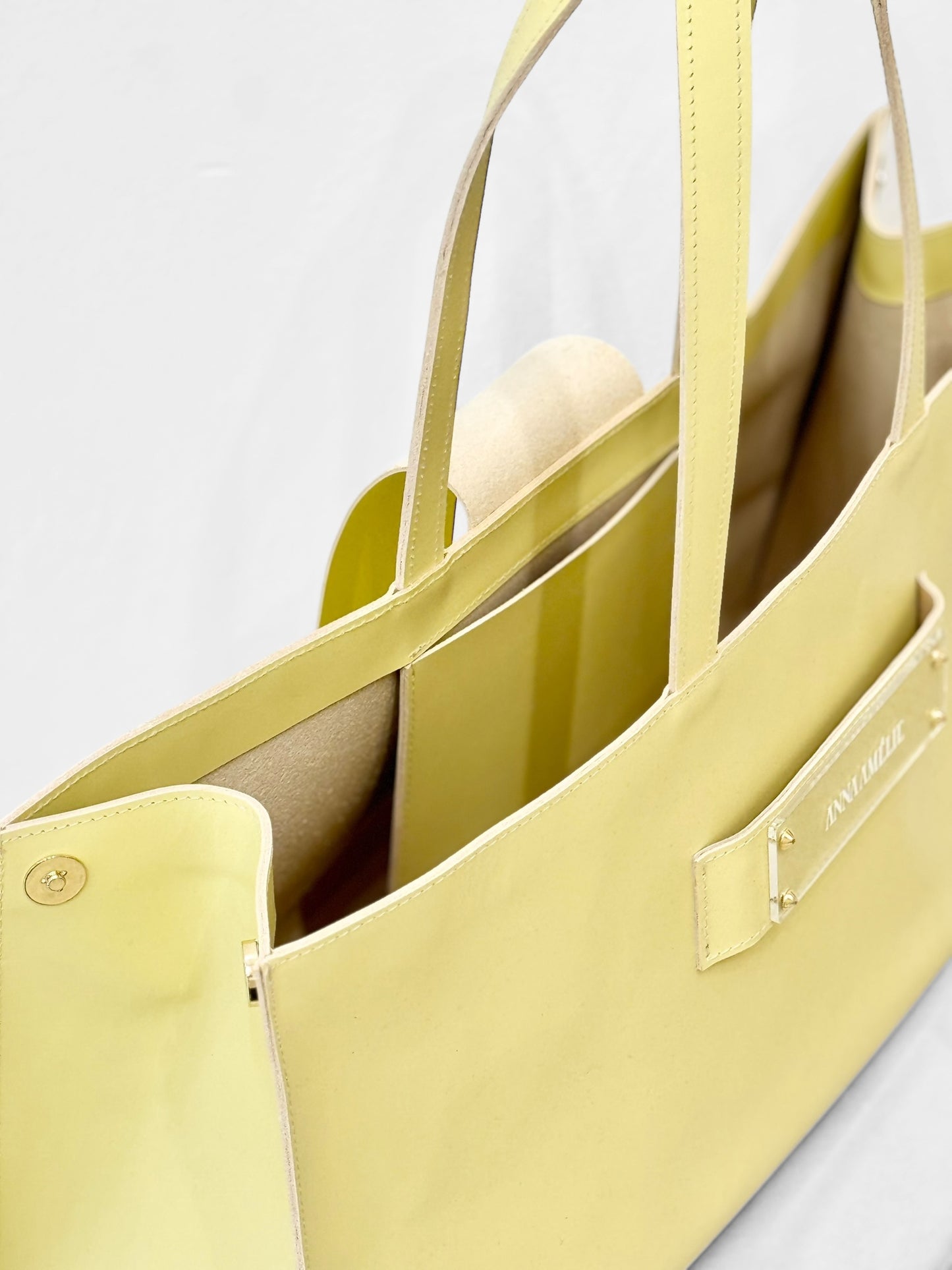 TASHI BAG | PALE YELLOW SMOOTH LEATHER