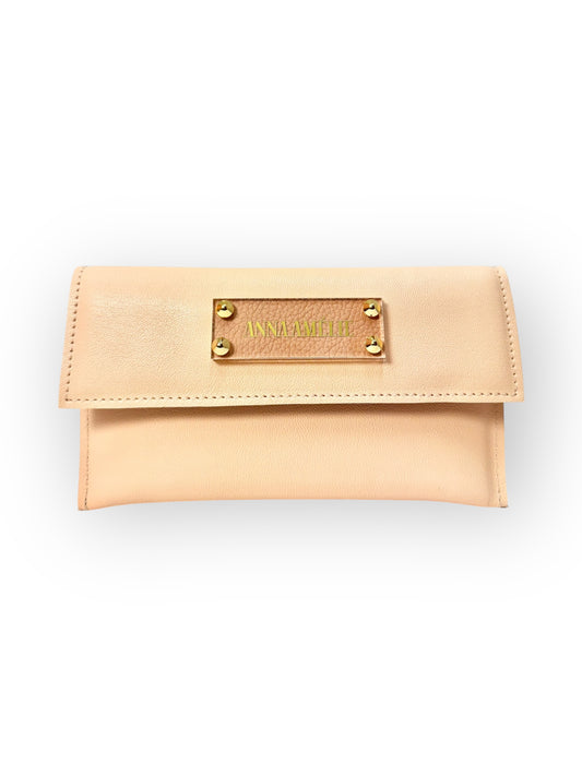 SLIM WALLET  - PASTEL COLOR-BLOCK | PEACH