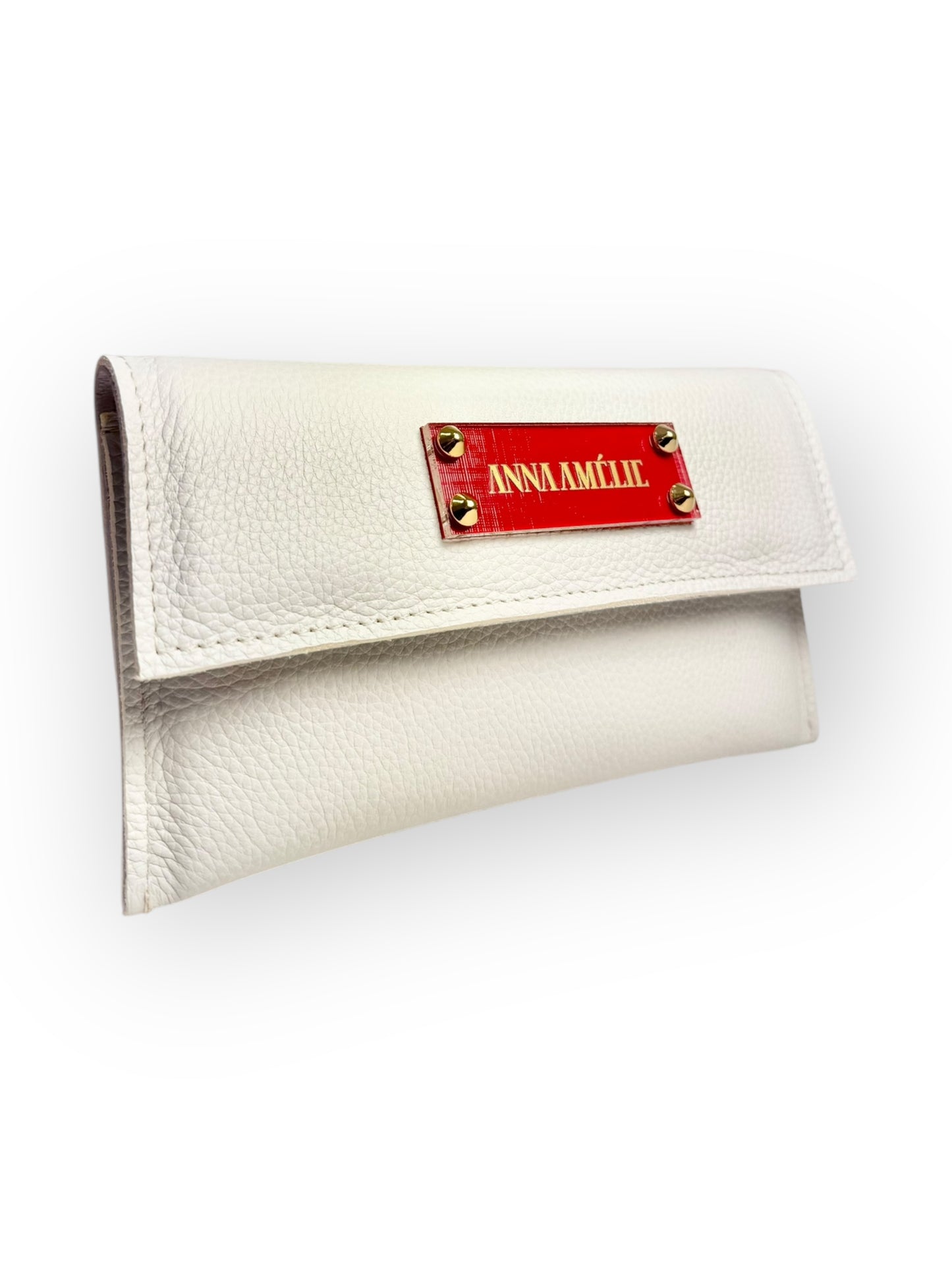 SLIM WALLET  - PASTEL COLOR-BLOCK | WHITE