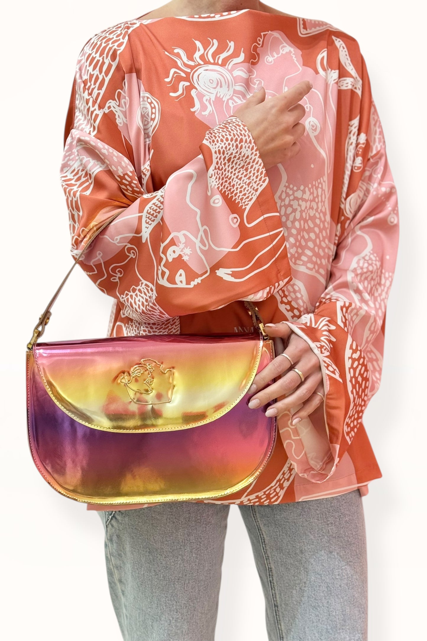 AUDREY BAG - GRADIENT MIRROR LEATHER