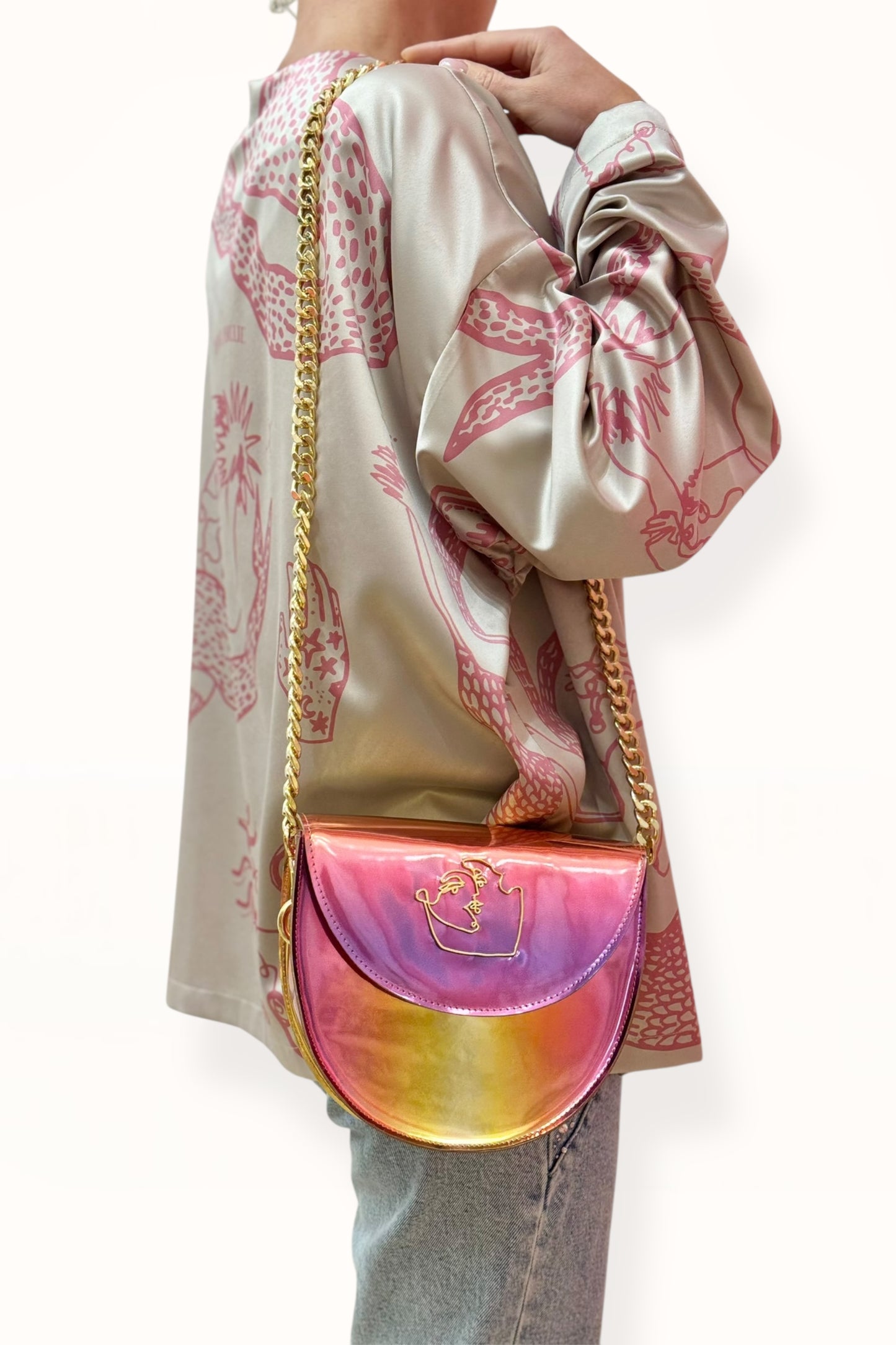 DORIS BAG - GRADIENT MIRROR LEATHER