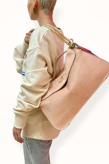 MARINA BAG - PINK HORSEHAIR LEATHER