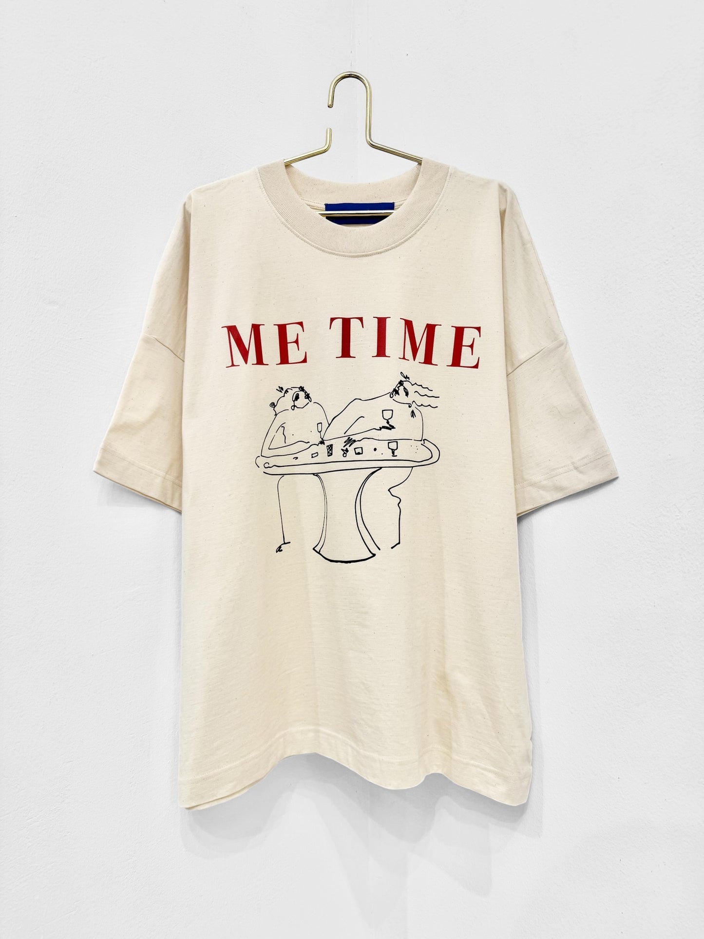 “ME TIME”  T-SHIRT  - UNIQUE SPECIAL EDITION | NATURAL