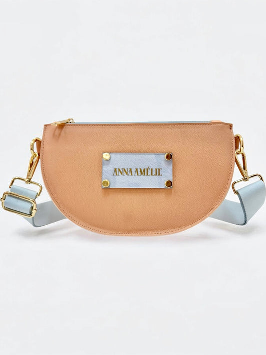 SOPHIE “L” BELTBAG  - PASTEL COLOR-BLOCK | TRUE NUDE