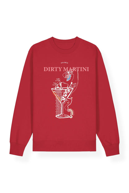 “DIRTY MARTINI” SWEATER | CHILI RED