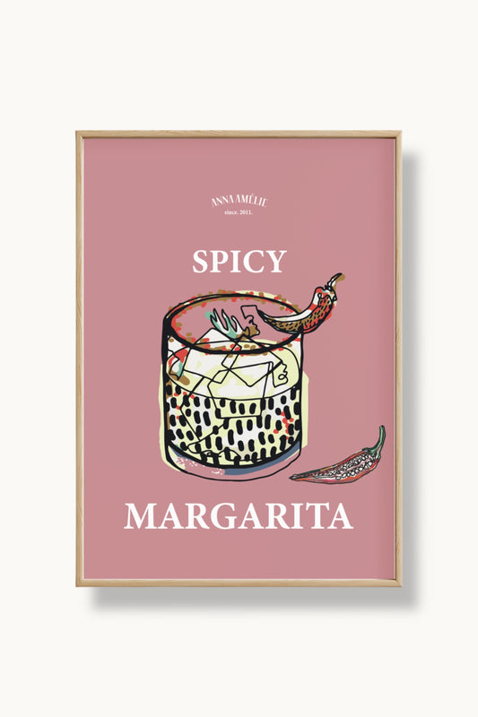 “SPICY MARGARITA | COCKTAIL” - POSTER