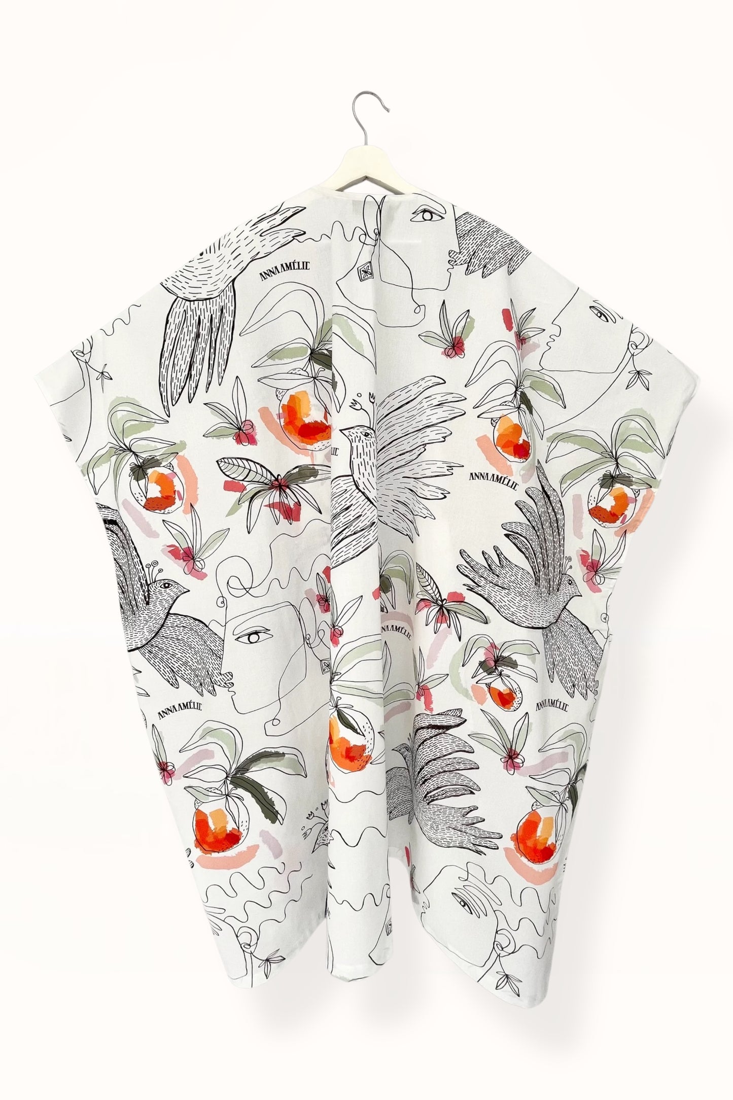 Special Pre-Order | CAFTAN - BIRDS PRINT | COLORFUL