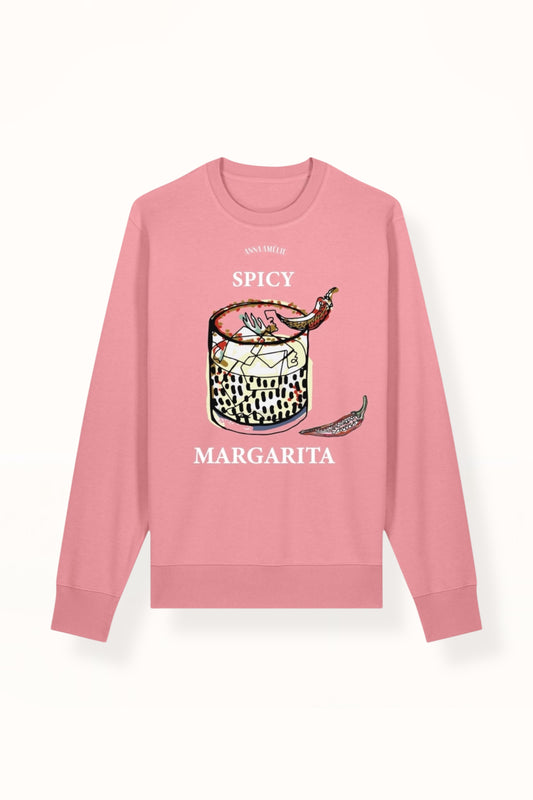 “SPICY MARGARITA” SWEATER | FLAMINGO PINK