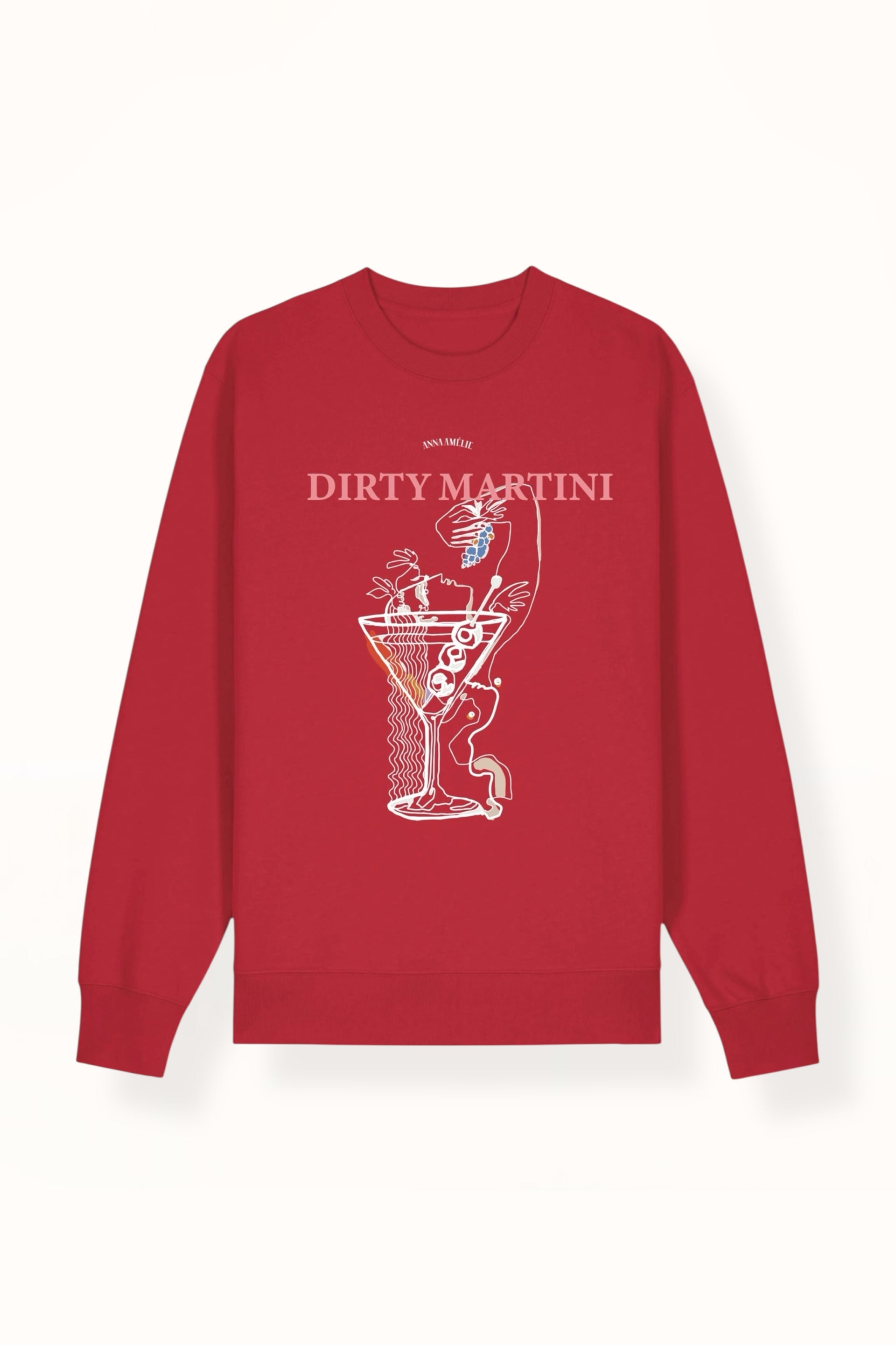 “DIRTY MARTINI” SWEATER | CHILI RED