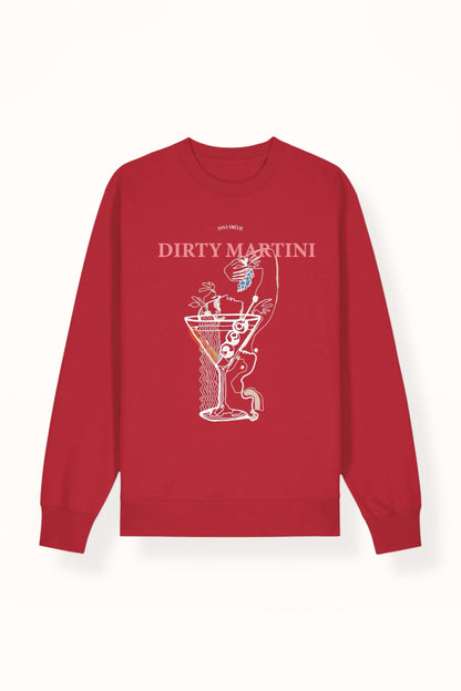 “DIRTY MARTINI” SWEATER | CHILI RED