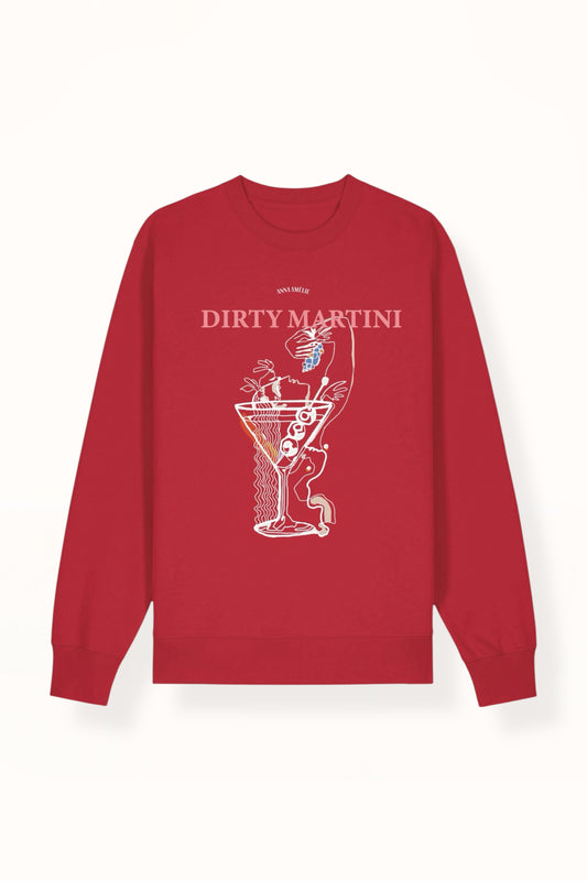 “DIRTY MARTINI” SWEATER | CHILI RED
