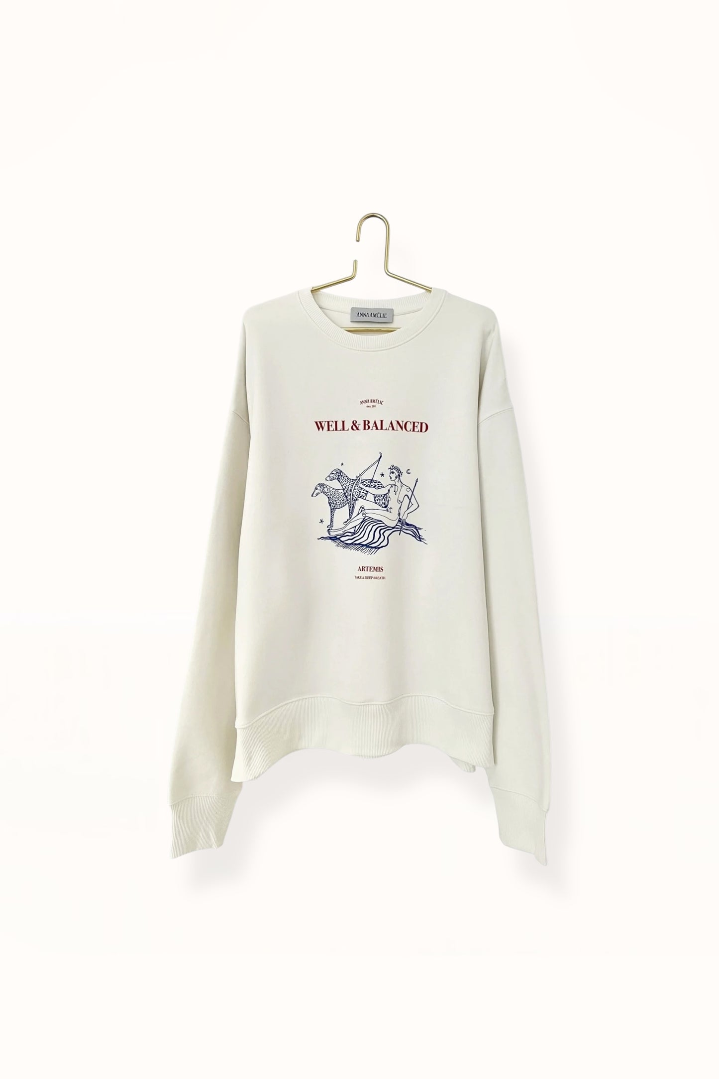 “WELL & BALANCED” SWEATER | WHITE