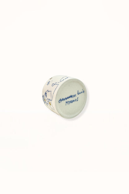 CERAMIC ESPRESSO CUP | BLUE & GOLD -  No. 1