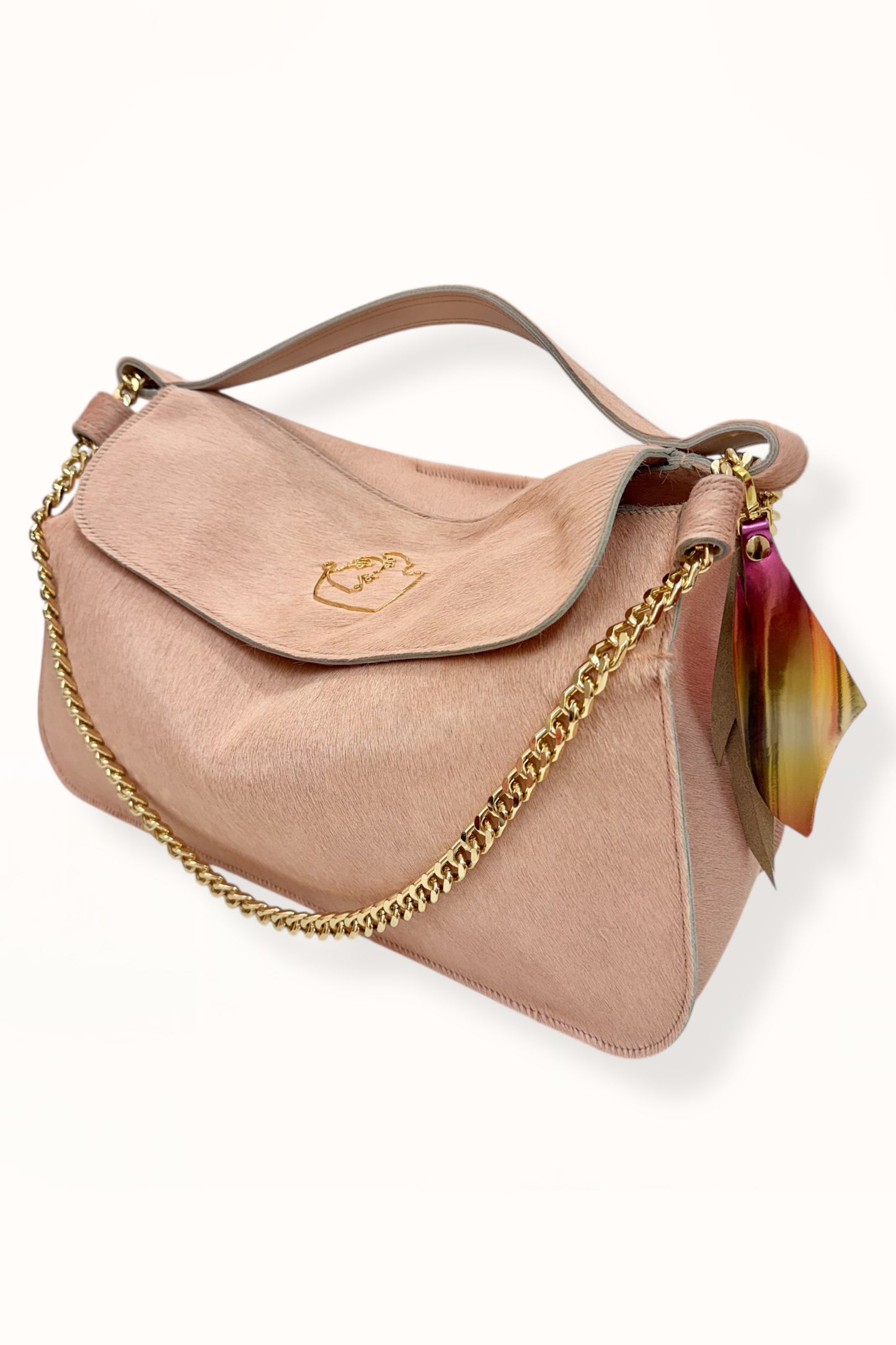 MARINA BAG - PINK HORSEHAIR LEATHER