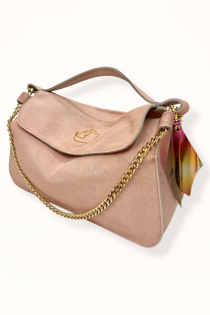 MARINA BAG - PINK HORSEHAIR LEATHER