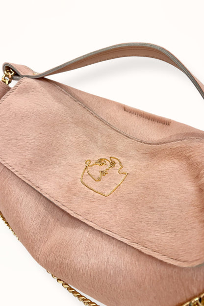 MARINA BAG - PINK HORSEHAIR LEATHER