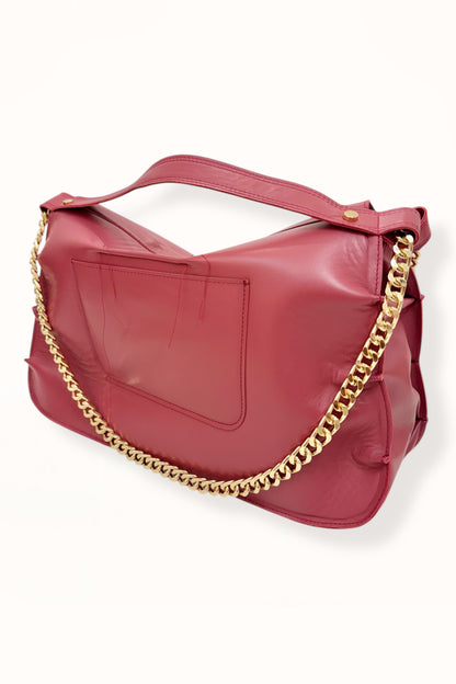 MARINA BAG - CHERRY SMOOTH LEATHER