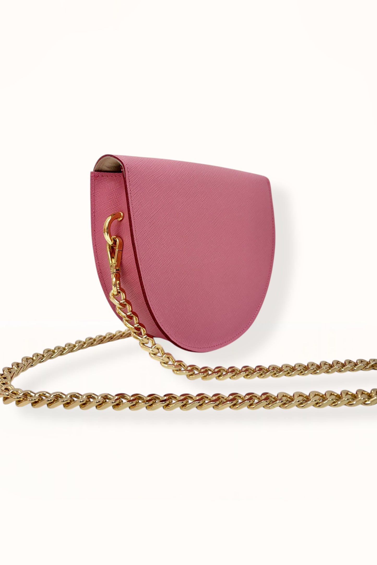DORIS BAG - CANDY PINK SAFFIANO LEATHER