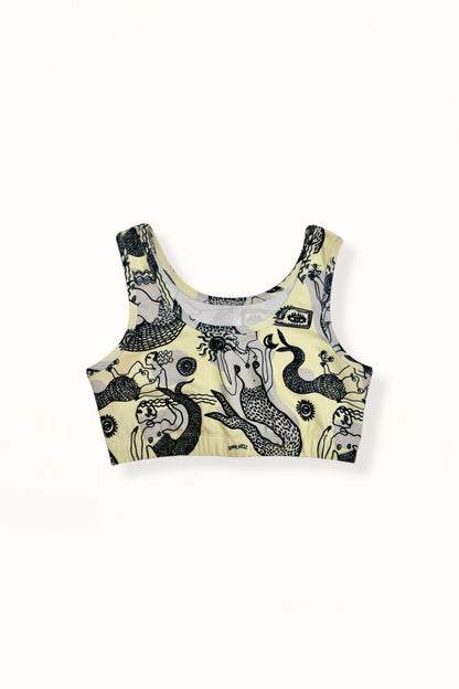 ACTIVEWEAR RIBBED SET – “MERMAID PRINT” | LEMON BUTTER & GREY