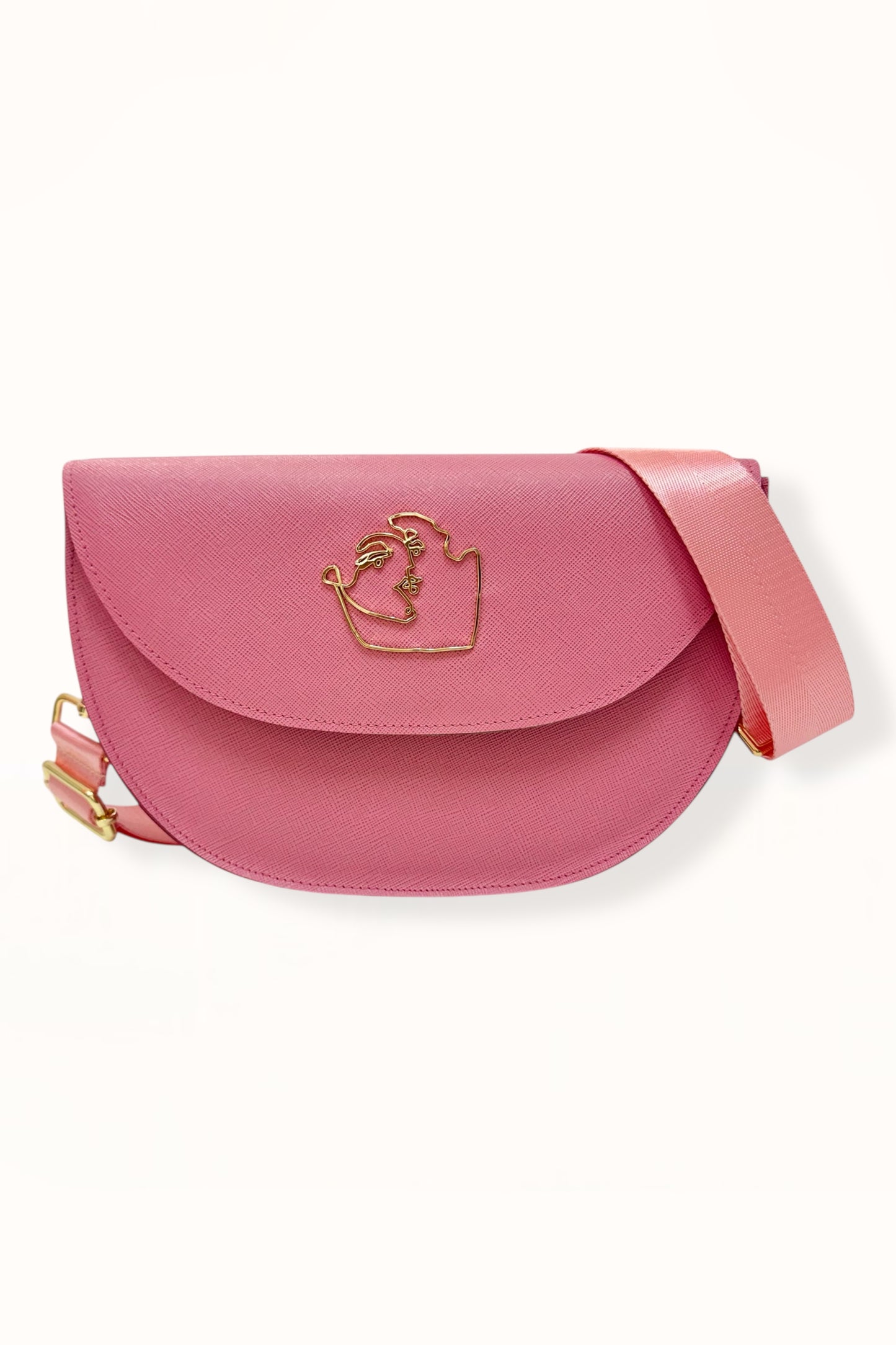 SIENNA BAG - CANDY PINK SAFFIANO LEATHER