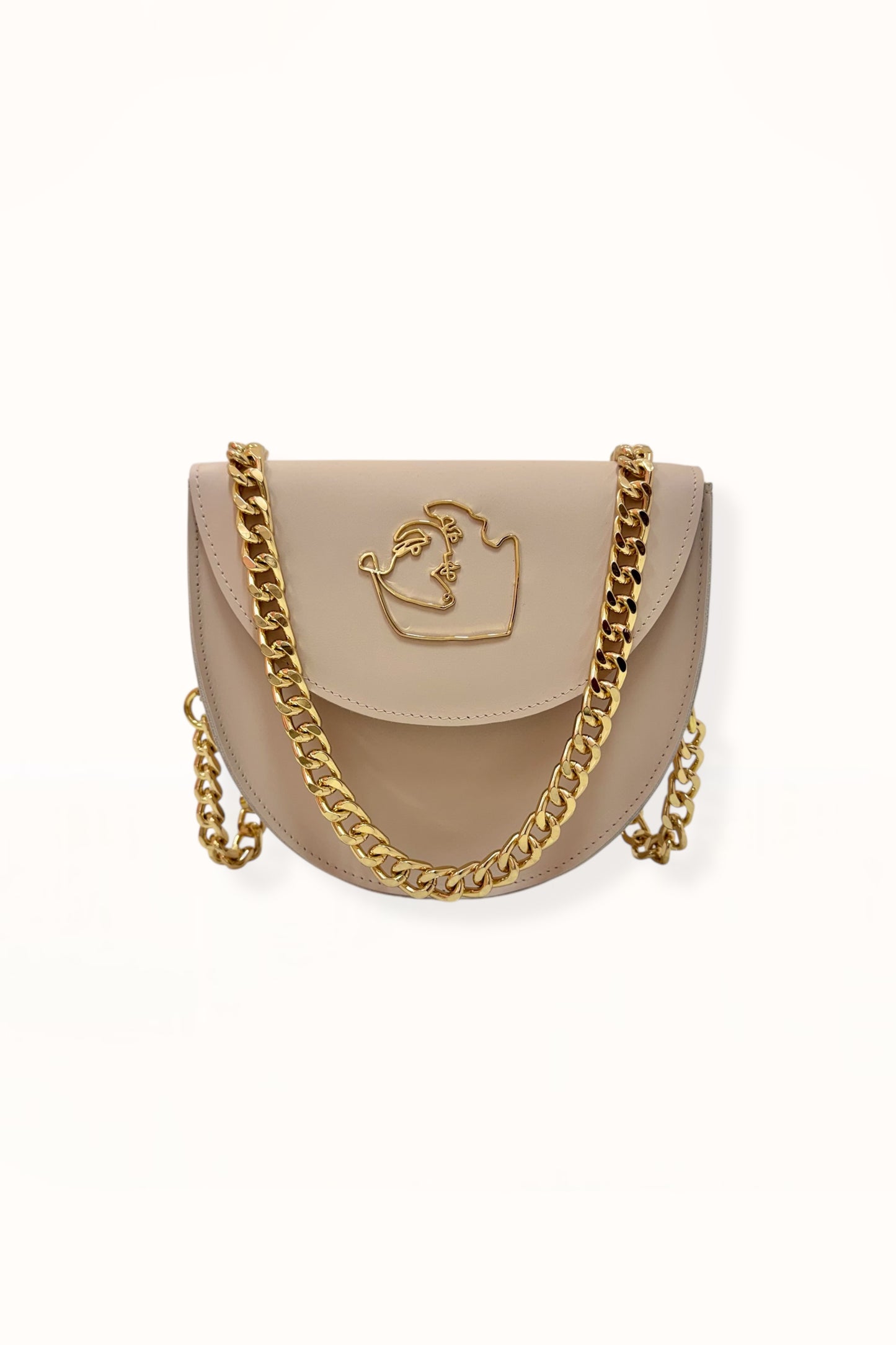 DORIS BAG - NUDE BEIGE SMOOTH LEATHER