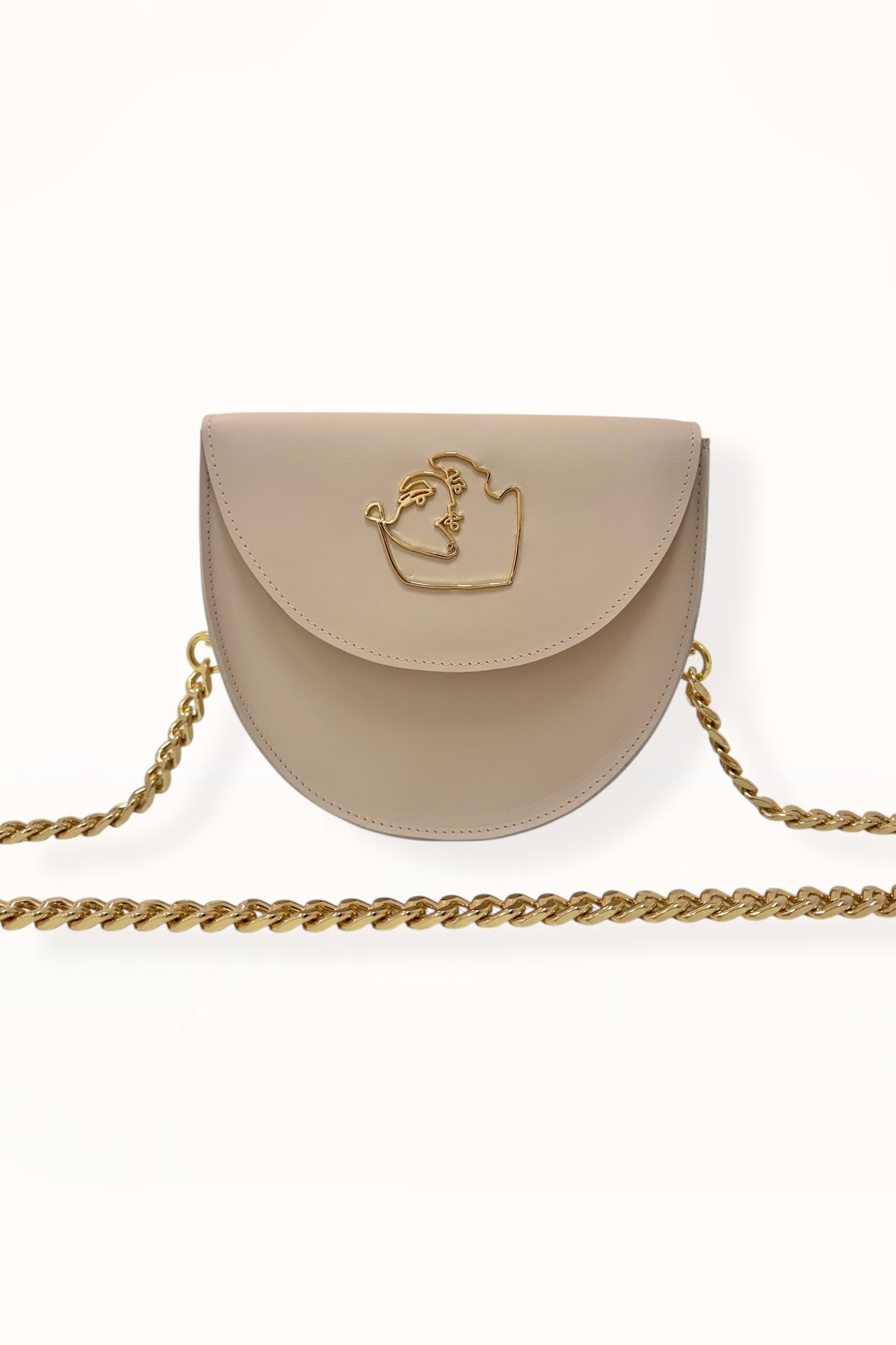 DORIS BAG - NUDE BEIGE SMOOTH LEATHER