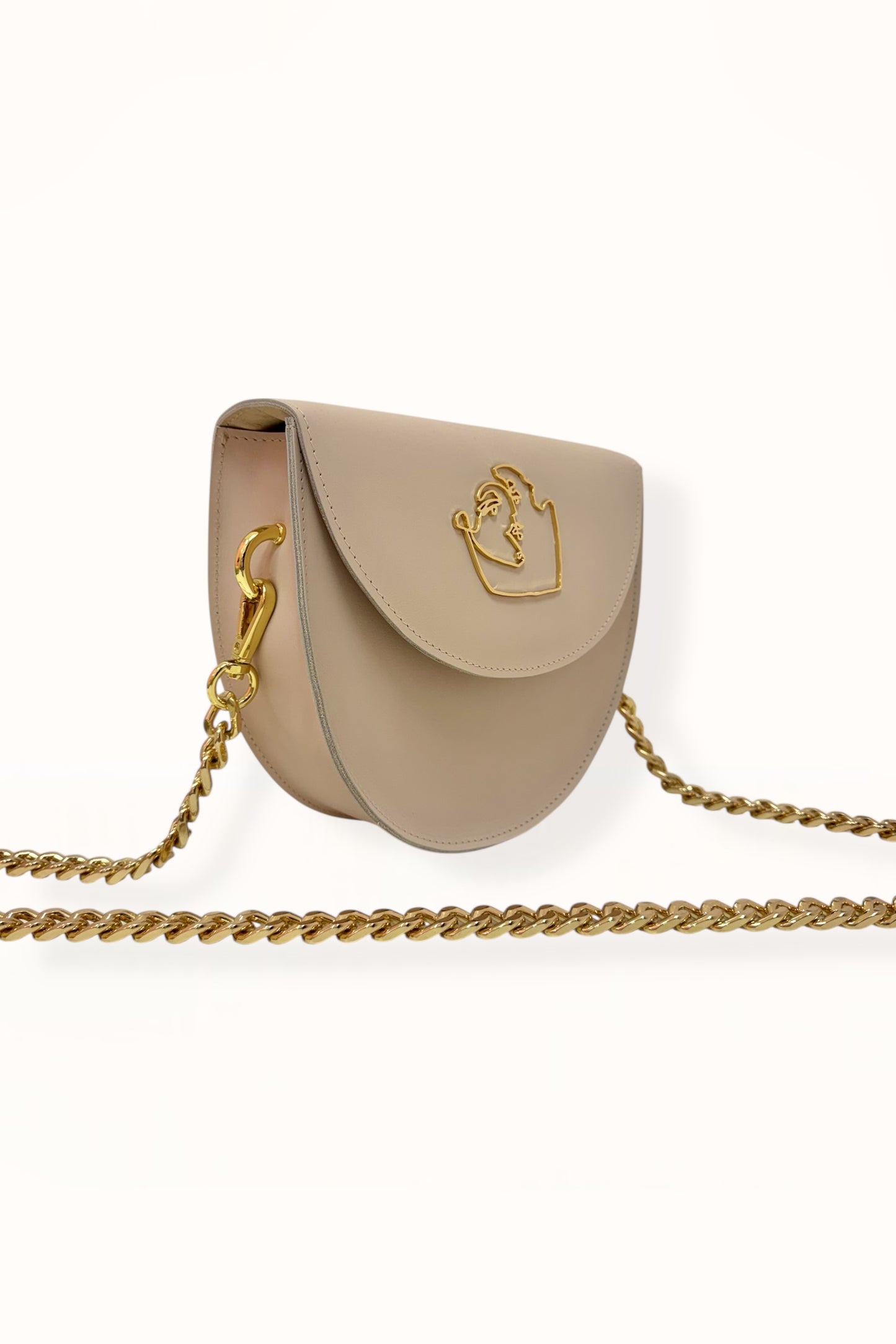 DORIS BAG - NUDE BEIGE SMOOTH LEATHER