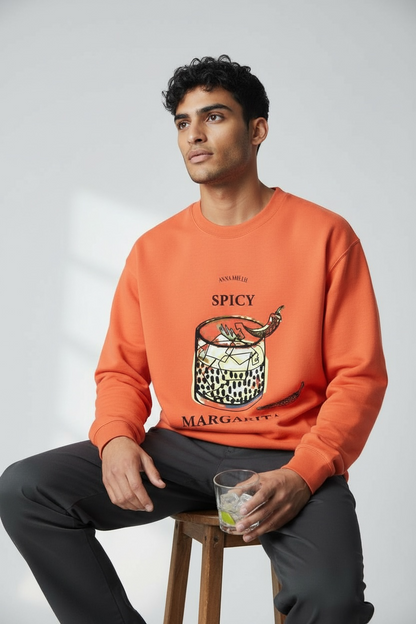 SPECIAL PRE-ORDER | “SPICY MARGARITA” SWEATER | SPICY ORANGE