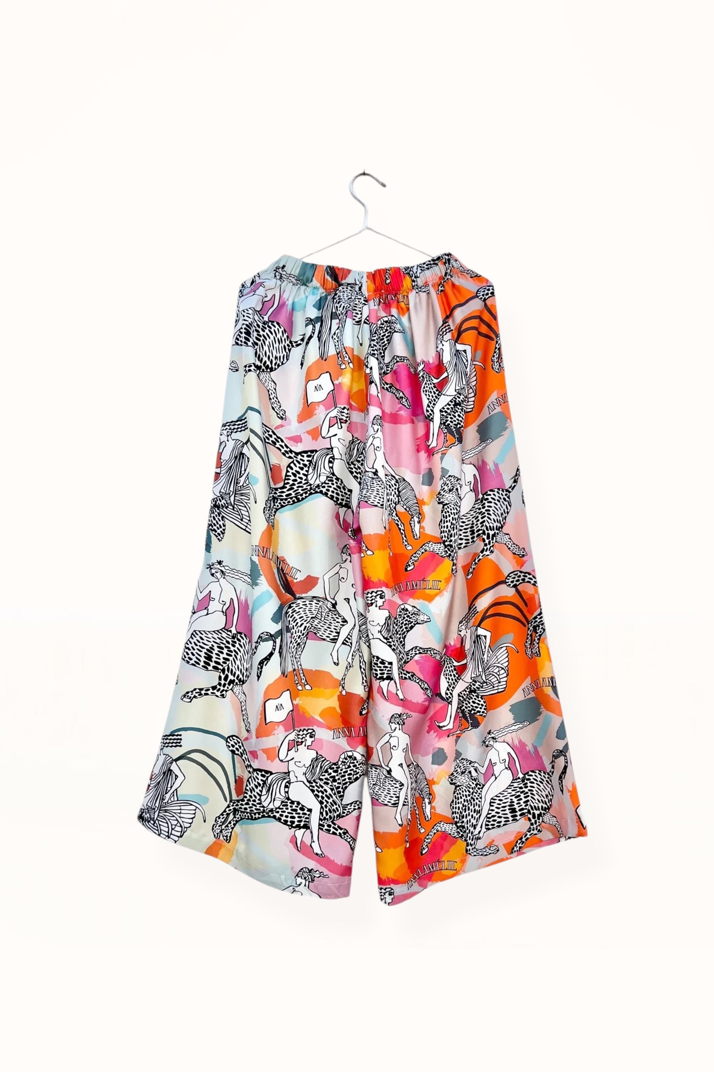 Special Pre-Order |  ELASTICATED WAIST PANTS  | “MYTHOLOGY PRINT” - MULTICOLOR