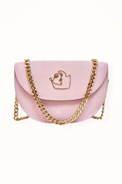 SIENNA BAG - SOFT PINK SMOOTH LEATHER