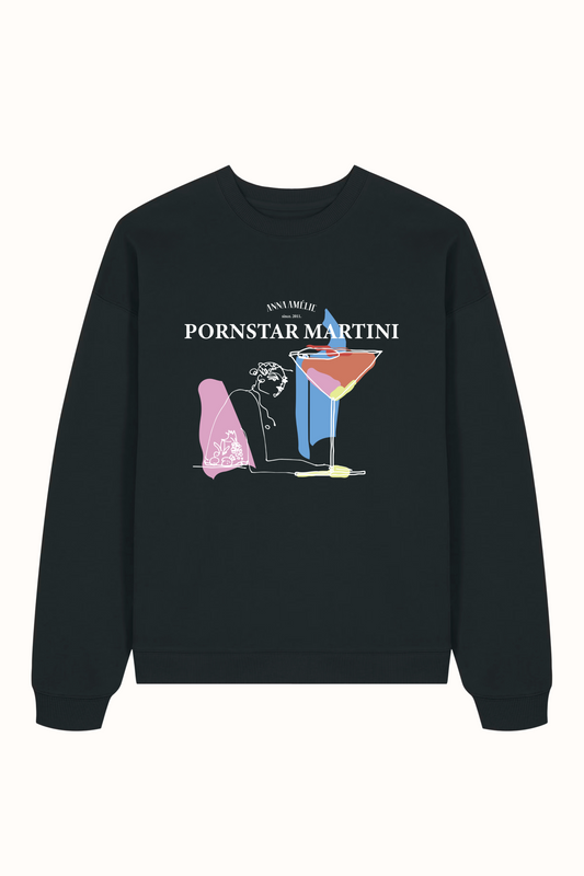 SPECIAL PRE-ORDER | “PORNSTAR MARTINI” SWEATER | BLACK