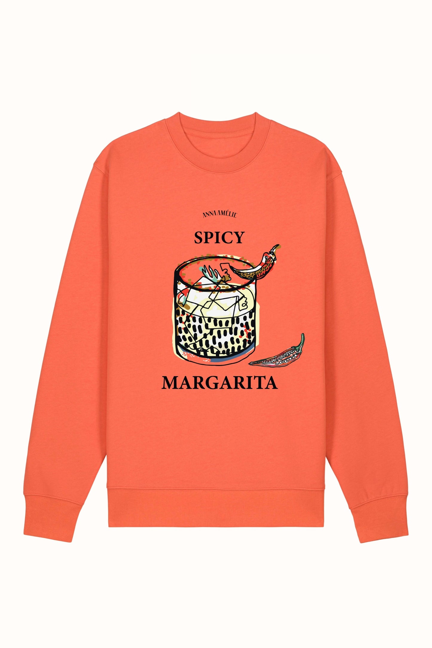 SPECIAL PRE-ORDER | “SPICY MARGARITA” SWEATER | SPICY ORANGE