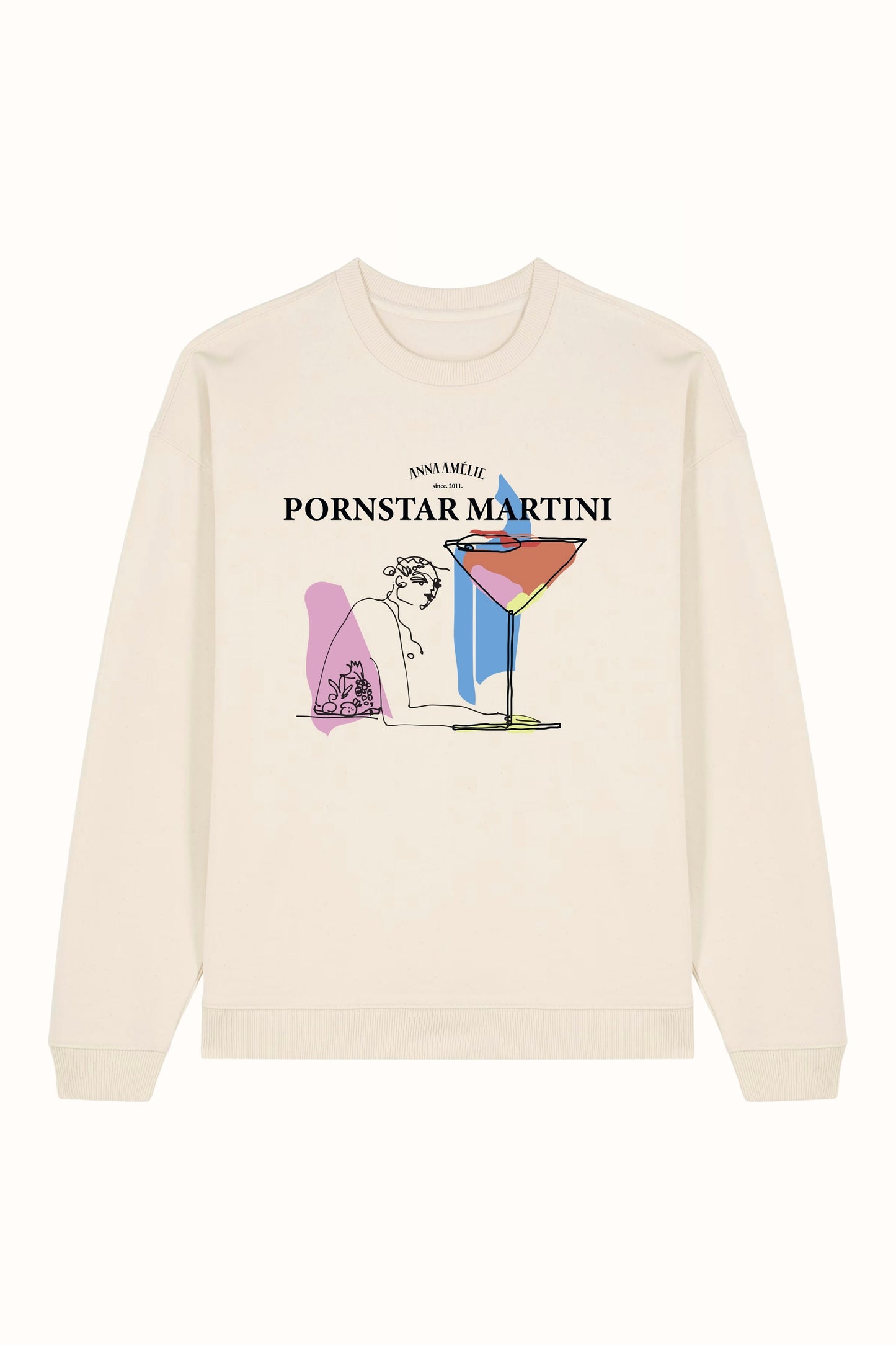 SPECIAL PRE-ORDER | “PORNSTAR MARTINI” SWEATER | NATURAL
