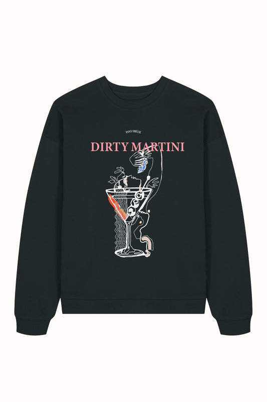 SPECIAL PRE-ORDER | “DIRTY MARTINI” SWEATER | BLACK