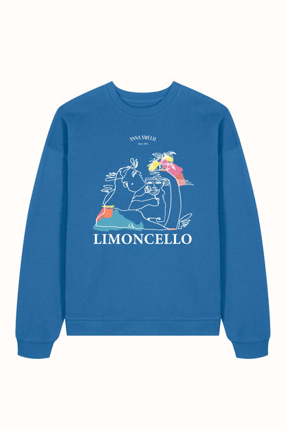 SPECIAL PRE-ORDER | “LIMONCELLO” SWEATER | MEDIUM BLUE