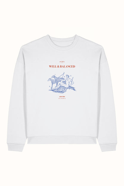 SPECIAL PRE-ORDER | “WELL & BALANCED” SWEATER | WHITE