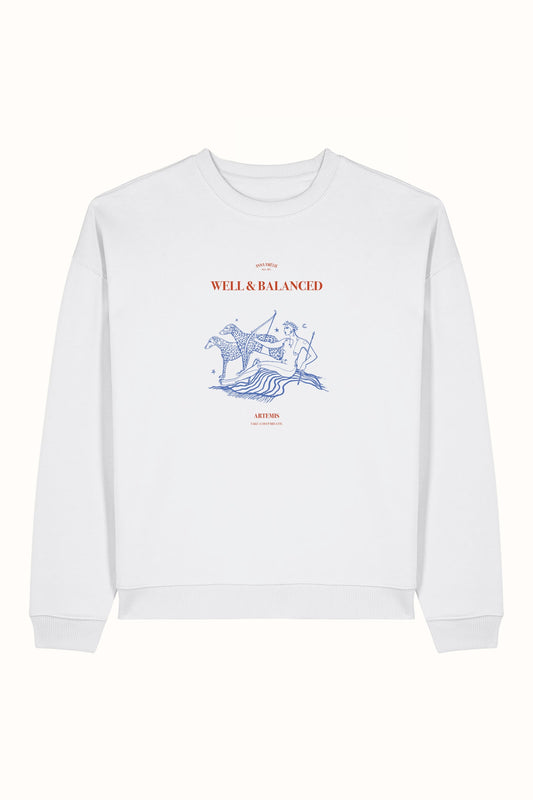 SPECIAL PRE-ORDER | “WELL & BALANCED” SWEATER | WHITE